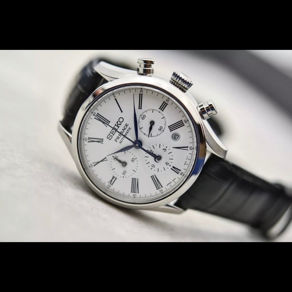 NWT Beautiful Seiko Pressage Chronograph 3yrs Warranty Automatic Movt!!